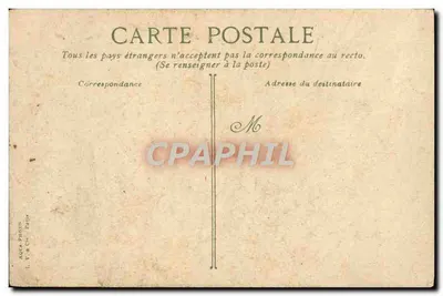 Fréjus, la Lanterne d'Auguste — tour en pierre et char à âne — éditeur L. V. & Cie, Paris, n°6 — Verso