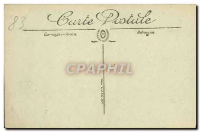 Hyères - Giens — La Tour Fendue e l'Île du Grand Ribeaud — LL, n°9 — Verso