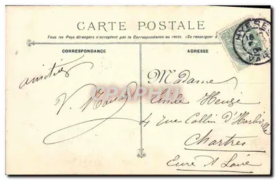 Muziekconcours van Hyères 1906 — Herinnering — Uitgave Poullan, Hyères — Achterkant