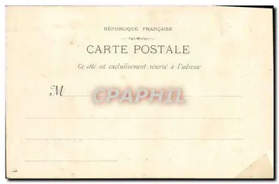Hyères - Avenue des Palmiers — uitzicht op de geschilderde avenida met palmen — Phot Lavou, Marseille, n°121 — Achterkant