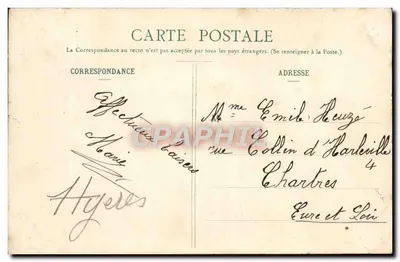 San-Salvadour — Hyères — Edition Poullan, Nr. 164 — Rückseite