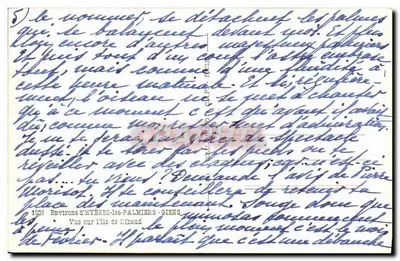 Vue sobre a ilha de Ribaud — Environs d'Hyères-les-Palmiers-Giens — editor não identificado — Verso