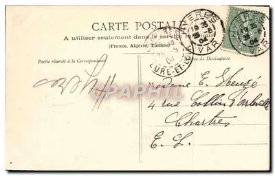 Hyères — Avenue des Îles d'Or — Poullan, fot. 631t, Hyères — Achterkant