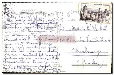 Hyères — Côte d'Azur — os Palmiers — editor não visível — Verso