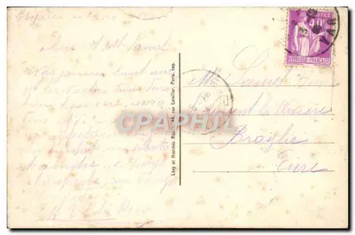 Hyères - Avenida Beauregard e a Cidade — LL, n°134 — Verso