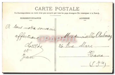 Hyères-les-Palmiers — Ruínas do Castelo — Edição: Dames de France — Verso