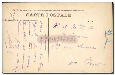 Hyères-les-Palmiers — Aleja Beauregard i Grand Hôtel des Palmiers — Wydawca Fiquad — Rewers