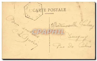 Hyères-les-Palmiers — Avenida Godillot — Edit. Brun, Tabac — Verso