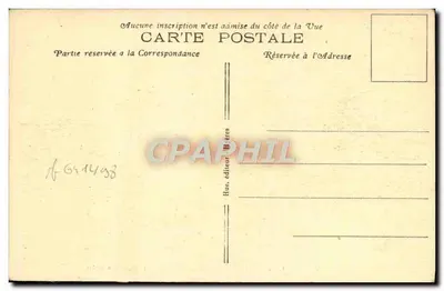 Hyères — Ruínas do Velho Castelo — À esquerda, o Monte Fenouillet — n°46 — Verso
