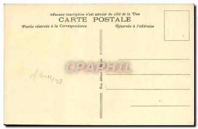 Arredores de Hyères — O Mont Fenouillet — Editor Fhue, n° 94 — Verso