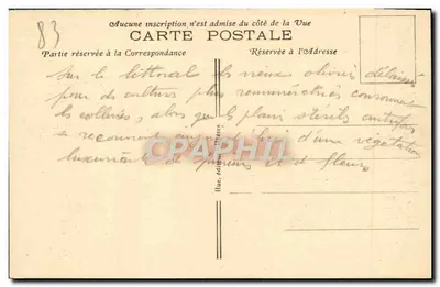 Hyères — Una vista panoramica — n°39 — Verso