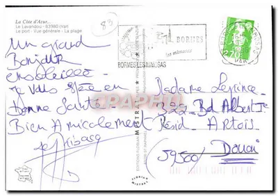 Le Lavandou — Vista geral — Edições Florian Mistral — Verso