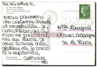 Pływa Pramousquier — Okolice Lavandou — Wydawnictwo Rella — Rewers