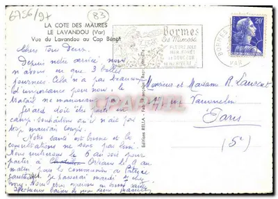 A Costa dos Mares — O Lavandou no Cabo Bénat — Éditions Rella — Verso