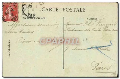 Toulon-Mourillon — Forte di San Luigi tra i palme — E.D. n°82 — Verso