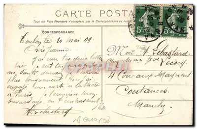 Touffon - Mourillon - Pointe de la Mitre - Anse du Fort St. Louis — Fototypia Marina Bér - Touffon, nr 128 — Rewers