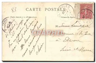 Toulon — Le Mourillon — El Jardín de Acclimatación — Colección A. Coutarié — Reverso