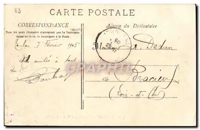 Toulon - Mourillon - Vista Geral — A. Lougault, n°753 — Verso