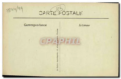 Toulon — Le Mourillon — Fort Saint-Louis — Wydawca Le Déléry, nr 25 — Rewers