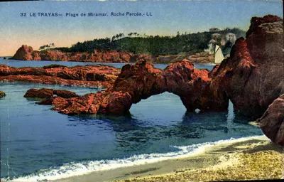 Le Trayas — Praia de Miramar, Rocha Percorrida — LL