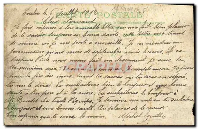 Les Salettes, bords de mer — Restaurant des Salettes à Carqueiranne — éditeur L.V. & Cie — Verso