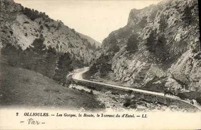 Ollioules — As Gorges, a Estrada, o Torrente d'Estel — LL