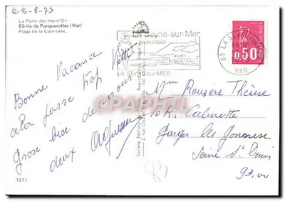 Plage de la Courtade — La Perle des Îles d'Or — Éditions de France — Reverso