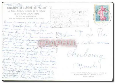 Port-Cros — Wyspa Port-Cros (Var) — Éditions d'Art YVON — Rewers
