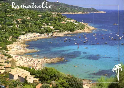 Ramatuelle — vista da praia e do porto — Éditions L'Azur Riviera