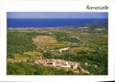 Ramatuelle — vista geral no fundo Pampelonne — Éditions S.M.D.
