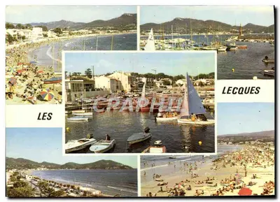 Les Lecques — vue de la plage et du port — éditeur Les Éditions Chromé