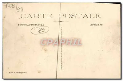 St-Mandrier - Hospital Marítimo — editor Chanteperrix, n° 200 — Verso