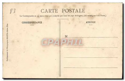 Casa de prostituição — Habitação de Alphonse Karr — St-Raphaël, Edição Gilelta, fot. Nice — Verso