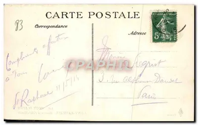 Saint-Raphaël - Boulevard Félix-Martin — Côte d'Azur — editor Periunta, n° 116 — Verso