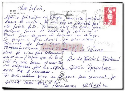 Saint-Tropez — Port de pêche — Éditions Aris — Rewers