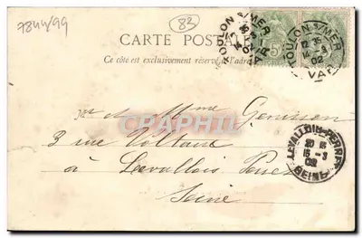 Toulon — Ogólny widok Tamaris — wydawca Pagnoult & Cie, Toulon — Rewers