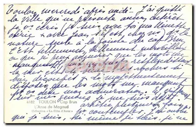 Capo Brùn — L'Anse de Magaud — Rella — Verso