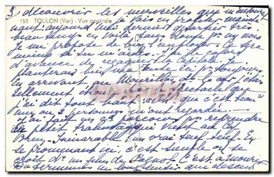 Toulon (Var) — Vista geral — J. VON — Verso