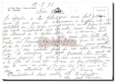 तूलॉन — यूरोप के सबसे खूबसूरत बंदरगाह — संस्करण ला कोट डी आजूर, पेरिस के देश — पीछे