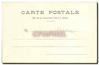 Toulon — Estabelecimento das Correios e Telégrafos — Edição Levot e Cie — Verso