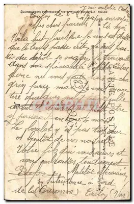 Toulon, 5º Depósito — Exercícios dos infantários — Verso