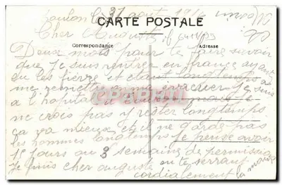 Toulon — Tor zur Seewaffe — B.C. — Nr. 116 — Rückseite