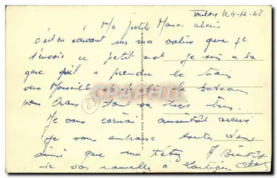 Toulon — Plac Albert I i stacja — wydawca C. P. A. nr 48 — Rewers