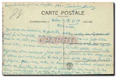 Toulon — Carré du Port — B. C. n°128 — Achterkant
