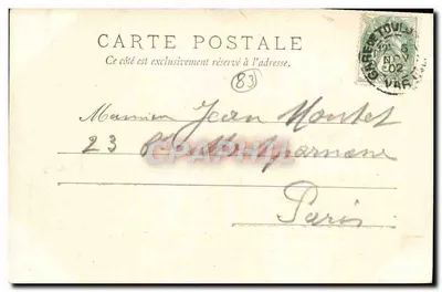Toulon — O Arsenal Marítimo, os Transportes de Guerra — Cliché Giraud n°82 — Verso