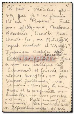 Toulon — Service of boats to La Seyne and Tamaris-sur-Mer — unknown publisher, no. 38 — Back