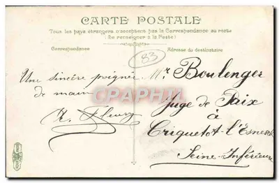 Toulon - Cuartel Gouvion St Cyr — 2863 — editor L.V. & Cie — Reverso