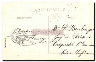 Toulon - La Poste — Edizione Ponceli — Verso