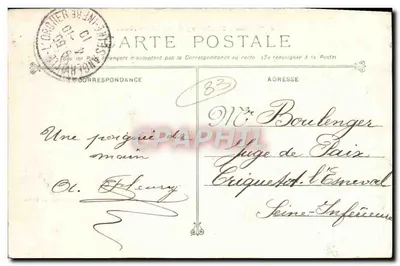 Toulon - Faubourg Armand Barbès — vista aérea — editor desconhecido, n° 59 — Verso