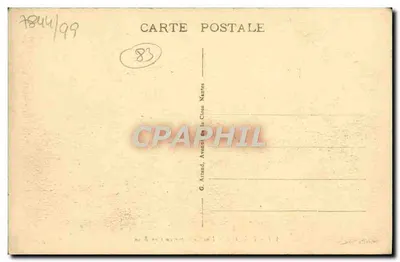 Toulon — Uma Calanque no Cabo Brun — n°127 — Verso